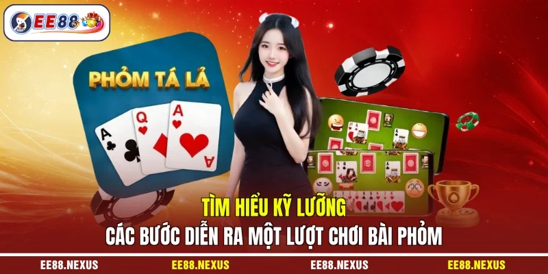 Tìm hiểu kỹ lưỡng các bước diễn ra một lượt chơi bài phỏm